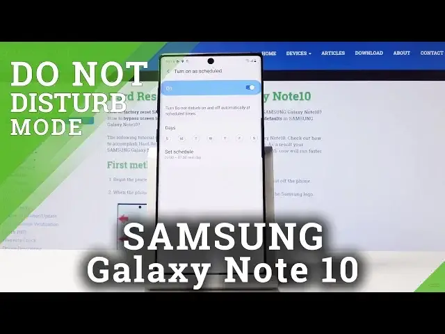 Video thumbnail for How to Activate Do Not Disturb Mode in SAMSUNG Galaxy Note 10 - Set Silent Mode