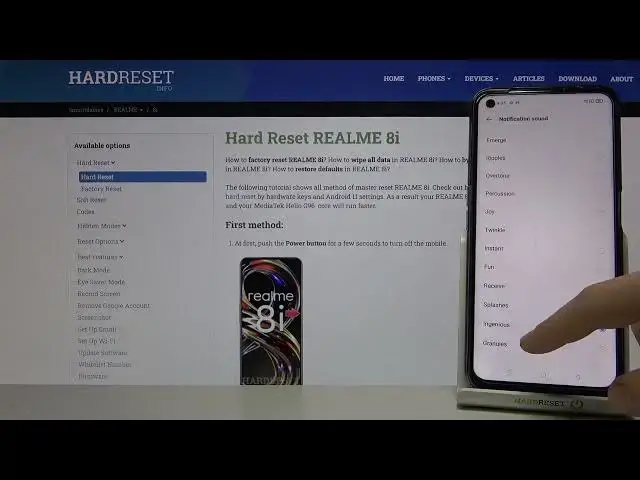 Video thumbnail for Listen to All Notification Tones on REALME 8I - Ringtone List