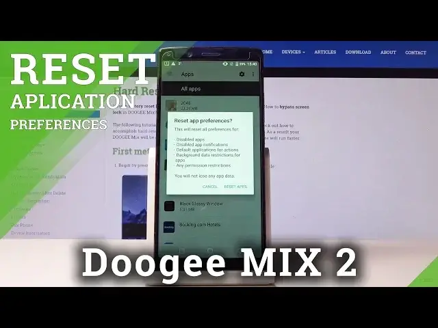 Video thumbnail for How to Reset App Preferences in DOOGEE Mix 2 - Restore App Settings