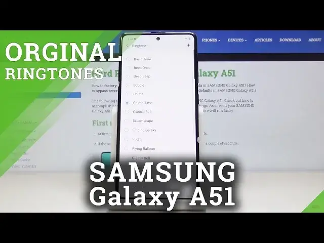 'Video thumbnail for How to Change Ringtones on Samsung Galaxy A51 – Ringtone List'