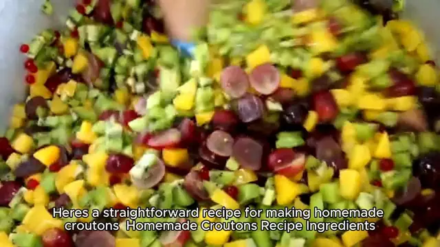 Video thumbnail for Crouton recipe