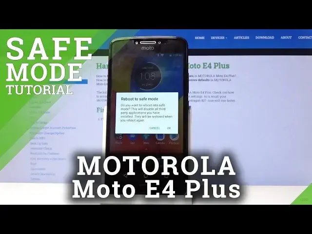 'Video thumbnail for How to Enter Safe Mode in Motorola Moto E4 Plus – Exit Safe Mode'
