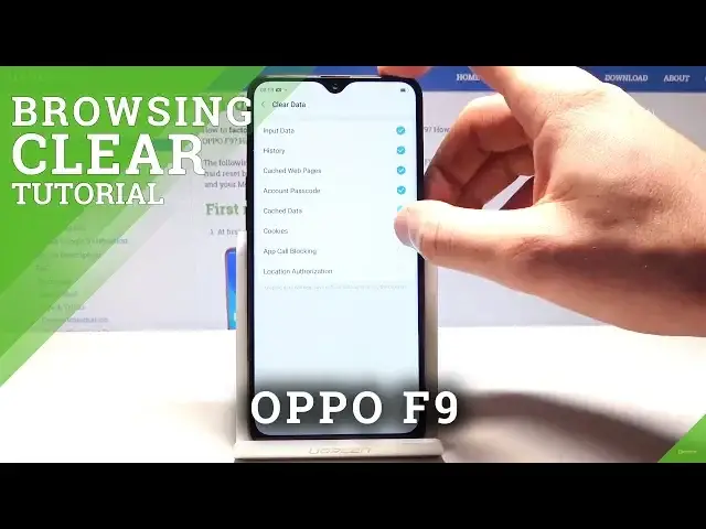 'Video thumbnail for How to Delete Browser Data in OPPO F9 - Clear History & Cookies'