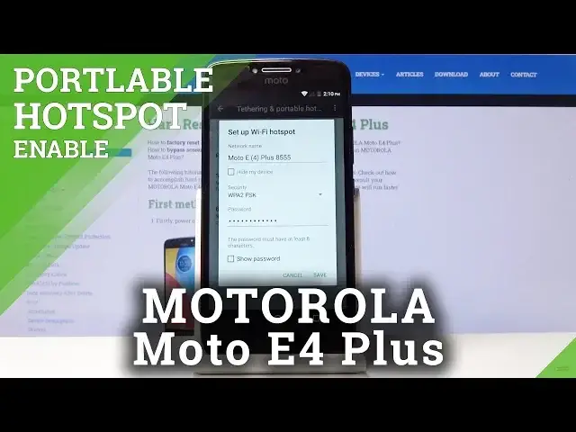 Video thumbnail for How to Set Up Mobile Hotspot in Motorola Moto E4 Plus - Enable Portable Hotspot