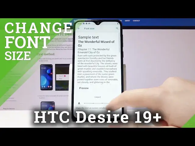 Video thumbnail for How to Change Font Size in HTC Desire 19+ | Enlarge Display Icons