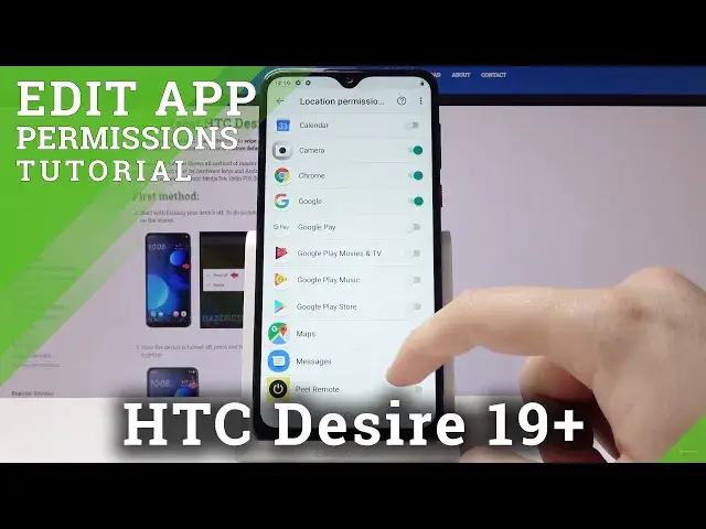 Video thumbnail for How to Customize App Permissions in HTC Desire 19+ | Set Up Apps