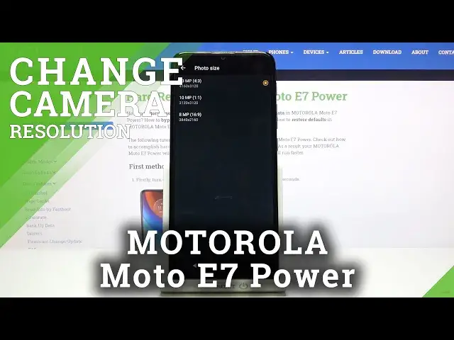 Video thumbnail for Photo Size – MOTOROLA Moto E7 Power and Camera Managing