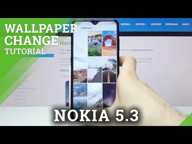 'Video thumbnail for How to Change Wallpaper in Nokia 5.3?'