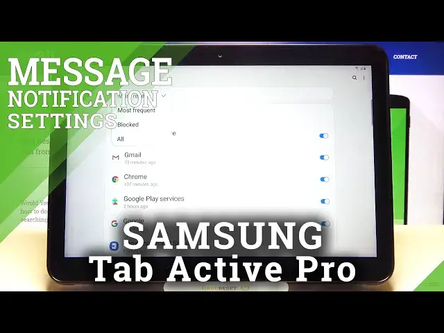 Video thumbnail for How to Personalize Notifications – Messages on SAMSUNG Galaxy Tab Active Pro