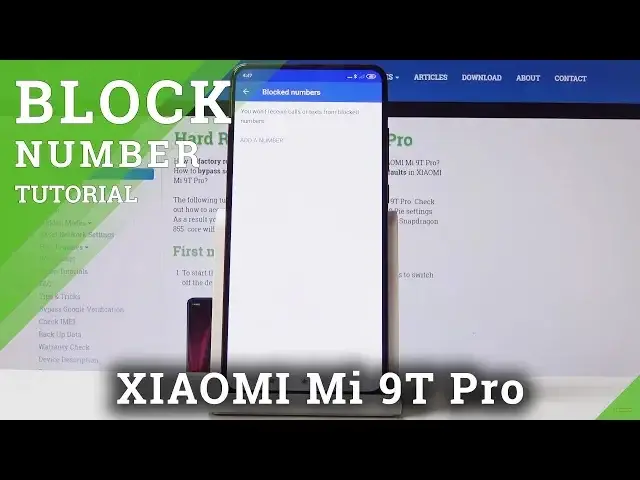 'Video thumbnail for How to Block Number in XIAOMI Mi 9T Pro - Block Calls & Texts'
