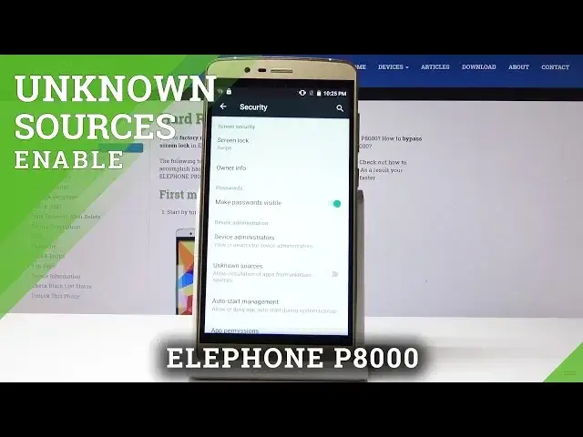 'Video thumbnail for How to Allow App Installation in ELEPHONE P8000 - Unknown Sources'