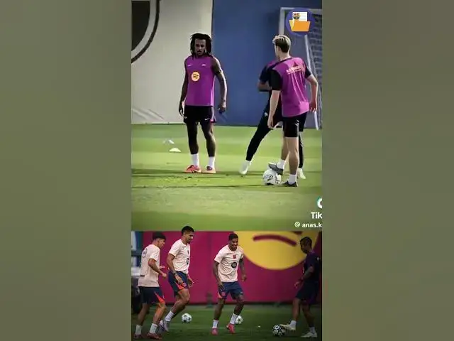 Video thumbnail for Thiago Alcántara participa en los rondos como uno más