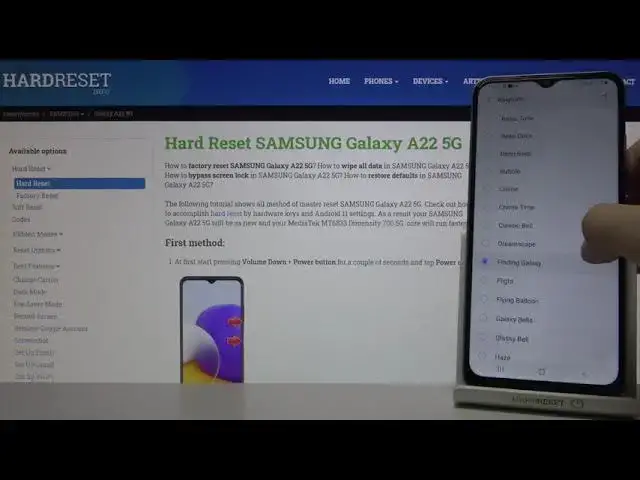 Video thumbnail for Samsung Galaxy A22 5G Ringtones List Presentation