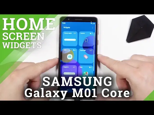 'Video thumbnail for How to Add Widgets to Home Screen in SAMSUNG Galaxy M01 Core'
