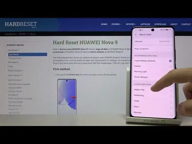 Video thumbnail for Alarm Tones on HUAWEI NOVA 9 – Available Sounds of Alarms