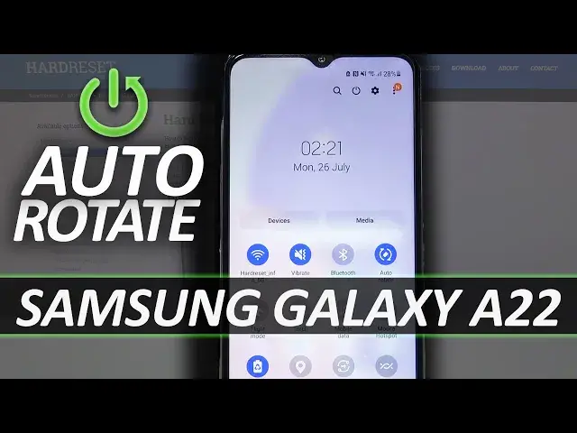 'Video thumbnail for How to Turn On Auto Rotate Screen in SAMSUNG Galaxy A22 – Enable Auto Screen Rotation'