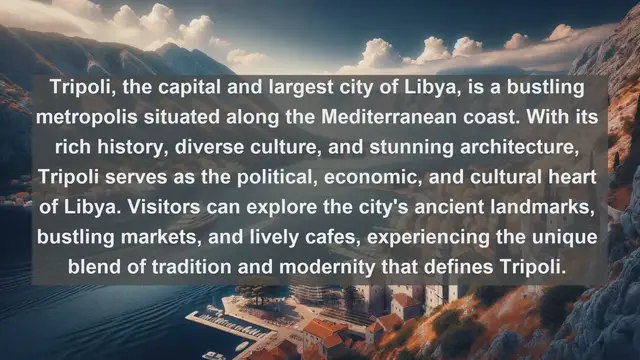 Video thumbnail for Exploring Libya: Revealing the Top 10 Largest Cities in the North African Nation