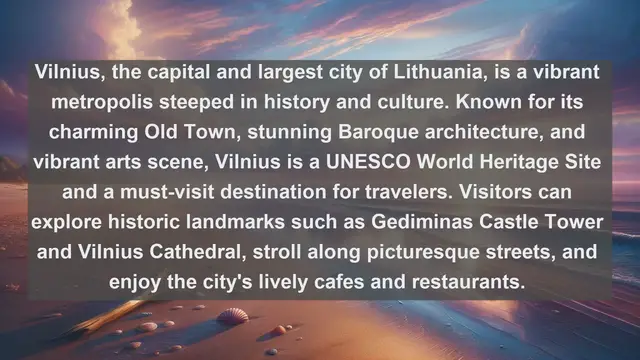 Video thumbnail for Exploring Lithuania: Revealing the Top 10 Largest Cities in the Baltic Nation