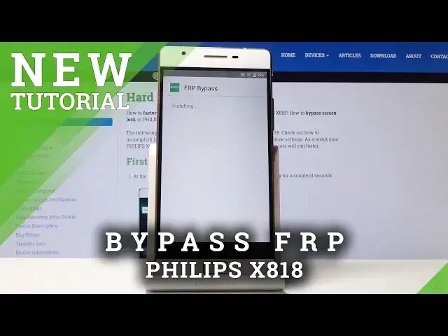 Video thumbnail for How to Bypass Google Verification in PHILIPS X818 - Unlock FRP