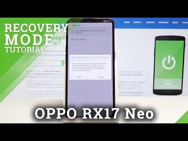 Video thumbnail for How to Wipe Data in OPPO RX17 Neo - Clear Internal Storage by Recovery Mode