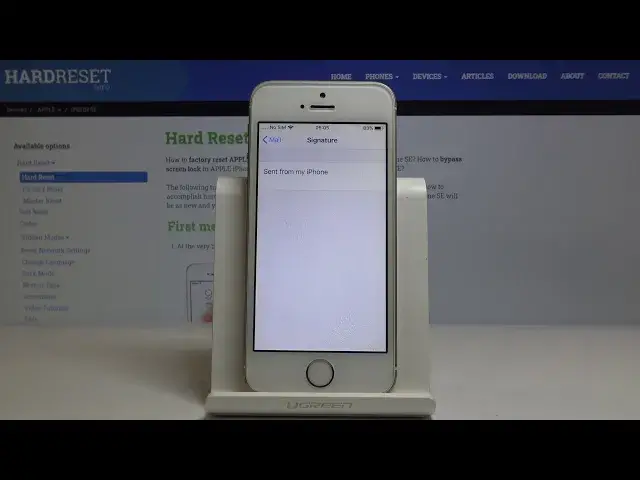 'Video thumbnail for How to Change Mail Signature in iPhone SE – Personalize E-Mail Signature'