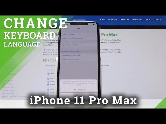'Video thumbnail for How to Reset Dictionary on iPhone 11 Pro Max - Keyboard Reset'