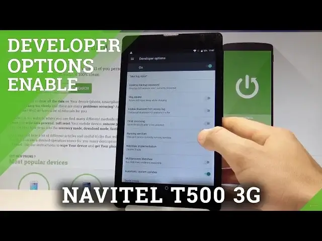'Video thumbnail for How to Enable Developer Options in NAVITEL T500 3G - OEM Unlocking |HardReset.Info'