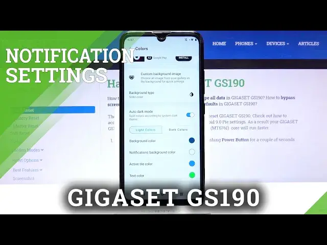 'Video thumbnail for How to Customize Notification Bar in GIGASET GS190 – Manage Icons in Notification Bar'