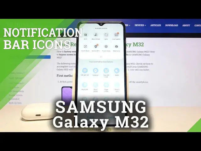Video thumbnail for How to Change Notification Bar Icons on SAMSUNG Galaxy M32 – Customize Notification Bar