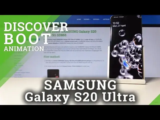'Video thumbnail for How to Boot Animation Look in SAMSUNG Galaxy S20 Ultra – Welcome Panel'
