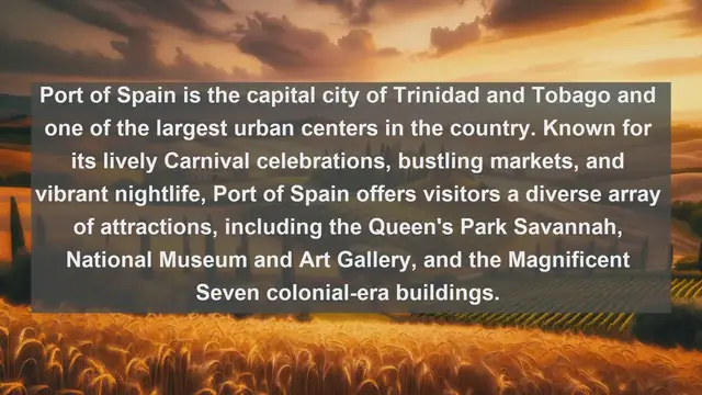 Video thumbnail for Unveiling Trinidad and Tobago: Exploring Its Top 10 Biggest Cities!