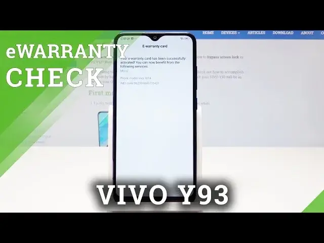 Video thumbnail for How to Read E-warranty Status in VIVO Y93 - eWarranty Information