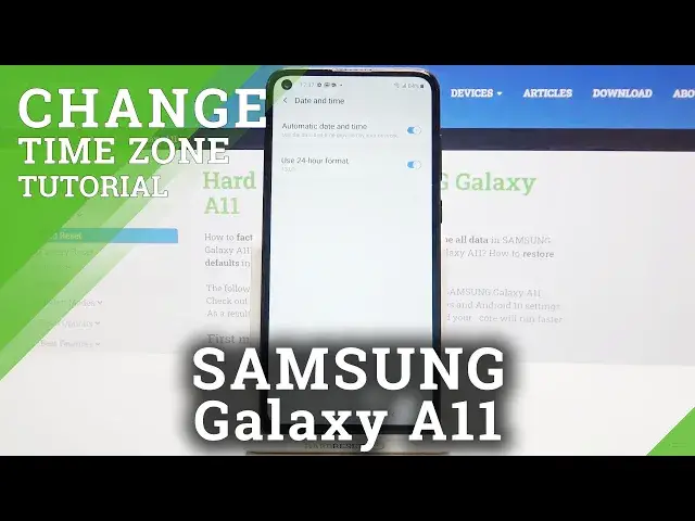 'Video thumbnail for How to Change Date and Time on SAMSUNG Galaxy A11 – Open Date and Time Settings'