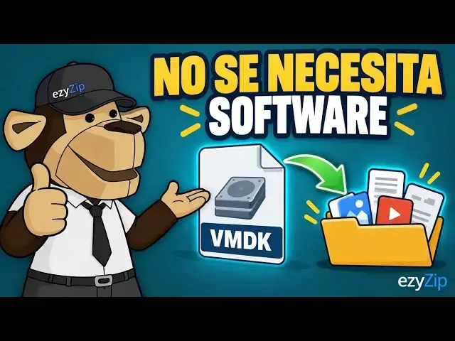 Video thumbnail for 📀 Cómo extraer archivos VMDK en línea gratis | Sin necesidad de instalar programas