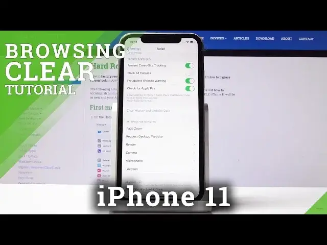 'Video thumbnail for How to Reset Browsing Data in iPhone 11 - Delete Safari History'