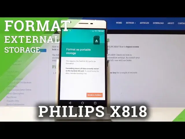 'Video thumbnail for How Format SD Card in PHILIPS X818 - Clear SD Memory'