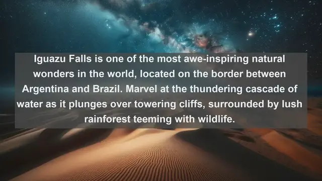 Video thumbnail for Exploring Argentina's Diverse Landscapes: Top 10 Must-Visit Destinations