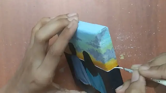 Video thumbnail for Couple Canvas Painting | Mini Canvas Painting | Canvas Painting for beginners