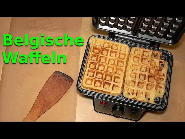 Video thumbnail for Belgische Waffeln mit Hagelzucker selber backen