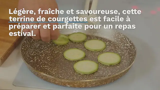 Video thumbnail for Terrine de courgettes au basilic
