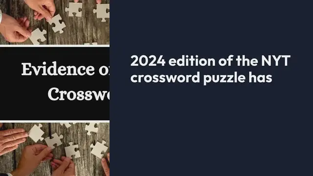 Video thumbnail for NYT Evidence of healing (4) Crossword Clue Puzzle Answer from September 24, 2024