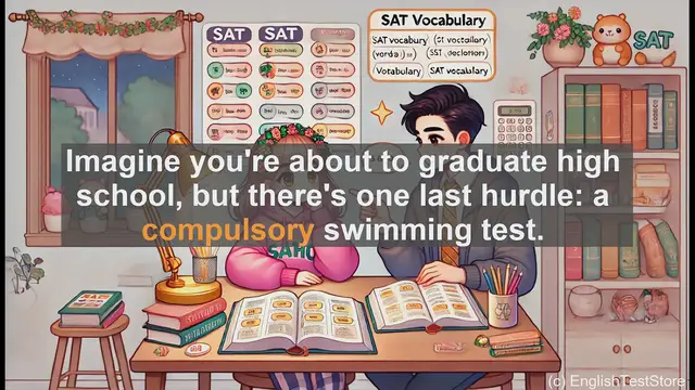 Video thumbnail for 5000 Must Know SAT Vocabulary - SAT Vocabulary: Understanding 'Compulsory'