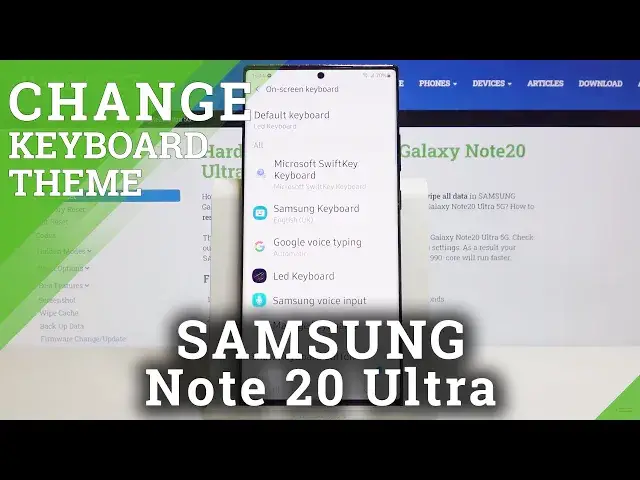'Video thumbnail for How to Customize Keyboard Theme in SAMSUNG Galaxy Note 20 Ultra – Keyboard Settings'
