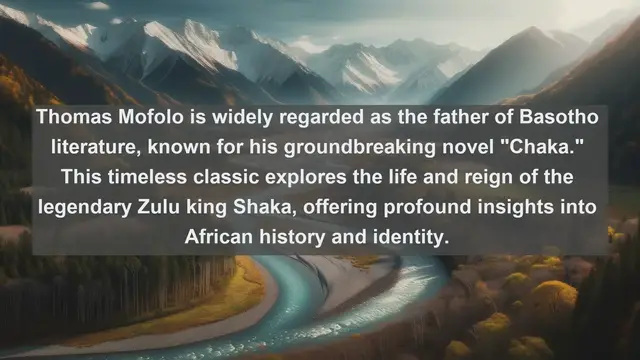 Video thumbnail for Unveiling Literary Gems: Top 10 Celebrated Writers from Lesotho