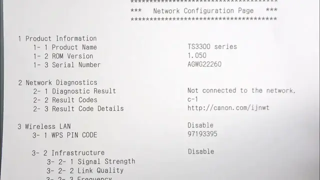 Video thumbnail for How to Print Network Info from Your Canon Pixma TS 3350