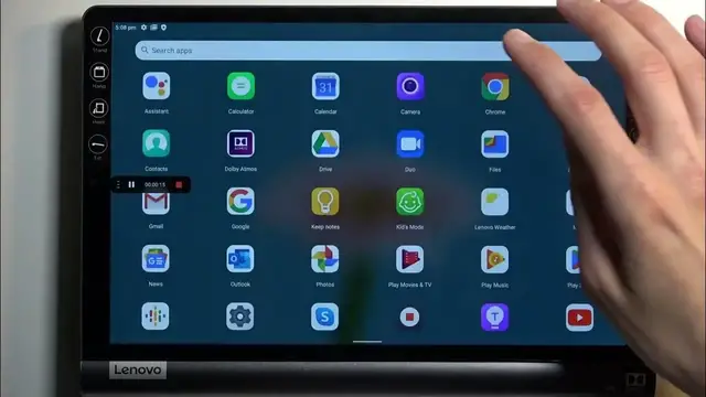 Video thumbnail for How to Record Screen on Lenovo Yoga Smart Tab – Use Screen Recorder App