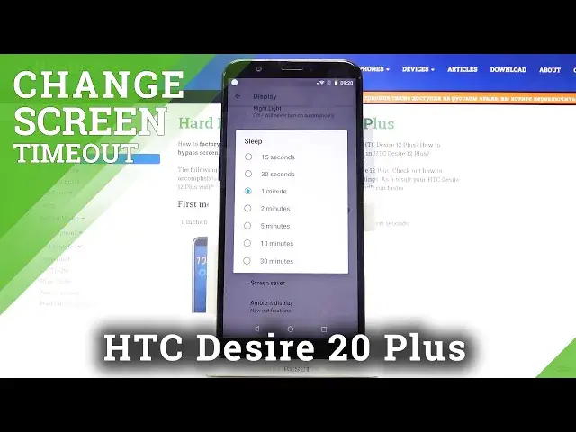 'Video thumbnail for How to Adjust Screen Timeout in HTC Desire 12 Plus – Manage Display Time'
