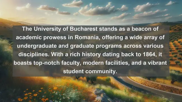 Video thumbnail for Unveiling Excellence: Top 10 Favorite Universities in Romania