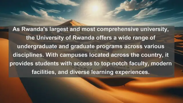 Video thumbnail for Unveiling Excellence: Top 10 Favorite Universities in Rwanda