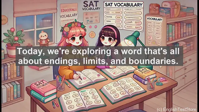 Video thumbnail for 5000 Must Know SAT Vocabulary - Terminus: The Word That Marks the End